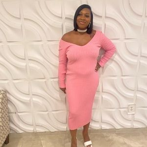 Nice powder pink dress from fashion nova . Was worn once to a sweet 16. Size xl